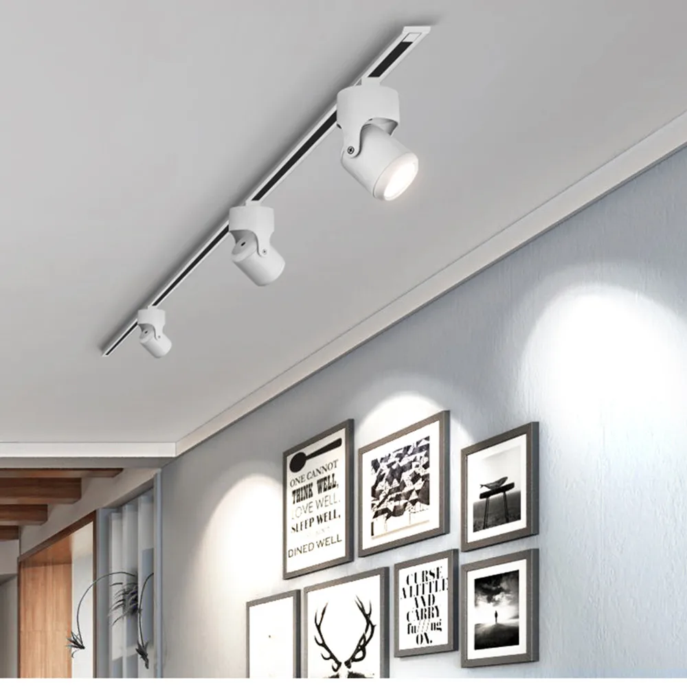 [DBF] черный/белый светодиодный потолочный светильник 7 Вт 10 15 20 регулируемые