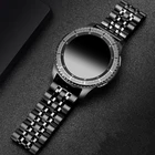 Ремешок 22 мм из нержавеющей стали для samsung Gear S3 Frontier galaxy watch 46 мм huawei watch gt 2 band amazfit GTR 47 мм браслет