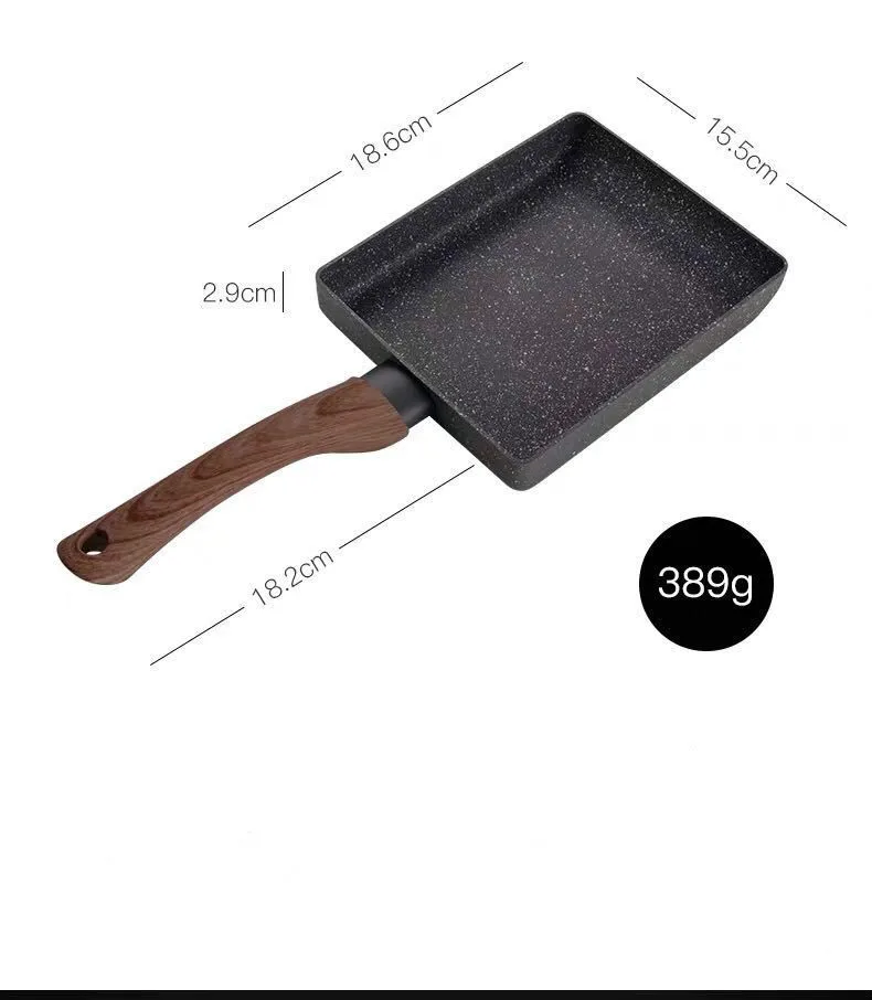 Японский Алюминий сплав сковородка для омлета с антипригарным окрытием Фрай