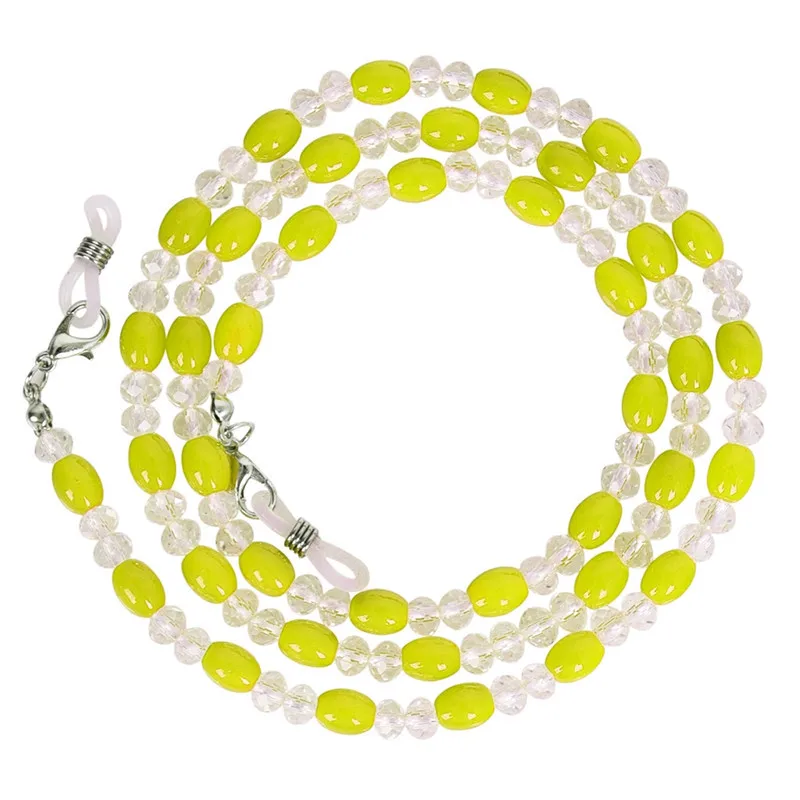 

1PC Elegant Charm Multicolor Handmade Beaded Glasses Chain for Women Girls Fashion Neck Lanyard Cord Chain Strap Retainer