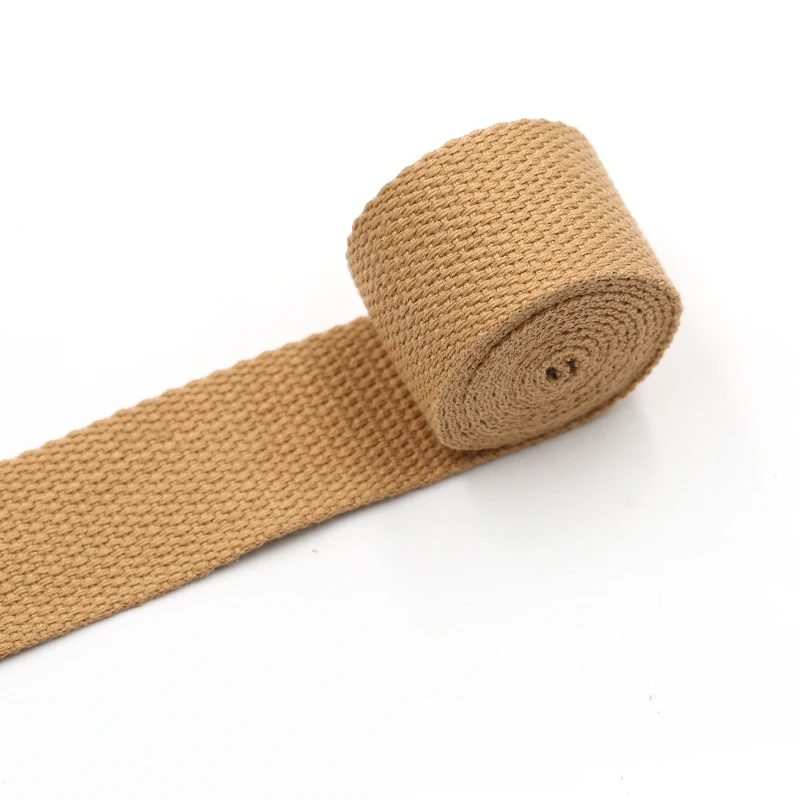 Холщовая тесьма 25 мм (1 дюйм) тяжелый холщовый ремешок длиной 10 ярдов цветной для