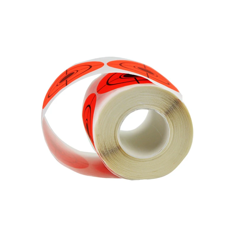 

250pcs/roll Paper Target Florescent Orange Adhesive Shooting Target Stickers for Archery Bow Hunting Shooting Training