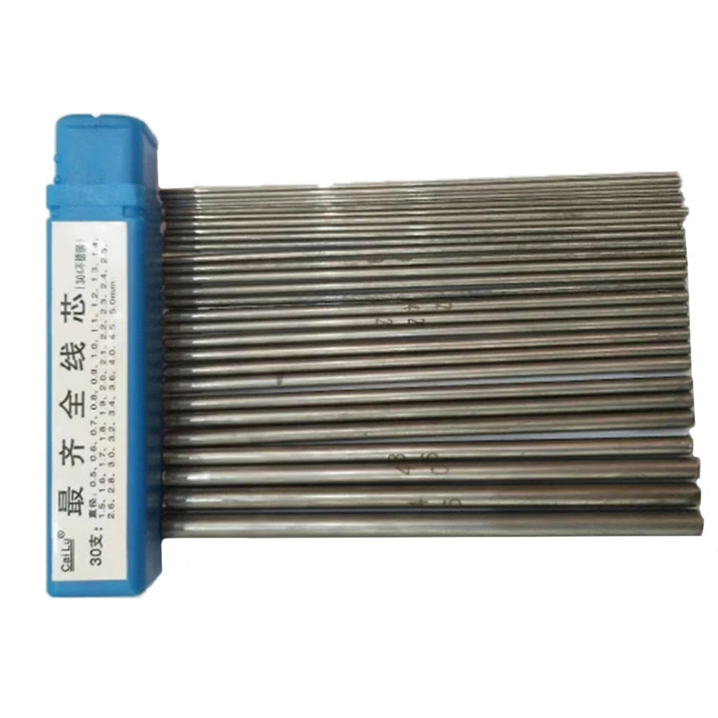 

3o in 1 Set Solid Wire Core Stick Roll Mandrel Jewelry Gold Making Tool Stainless Steel