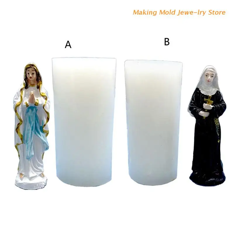 

Food Grade Portrait Silicone Molds Making Ice Block Candy Fondant Chocolate Soap Cake Mousse Decorating Kitchen Baking Accessory