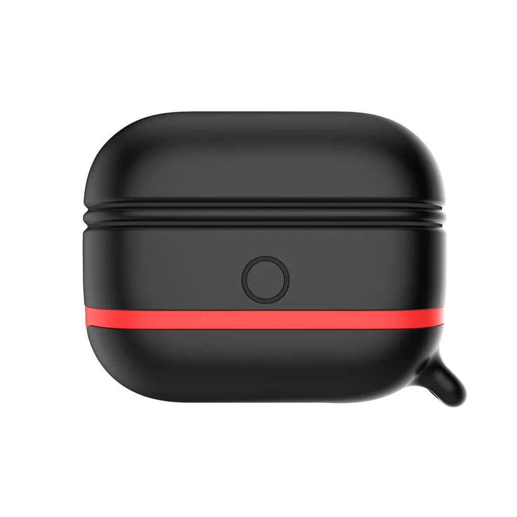 Чехол для беспроводных наушников с Bluetooth Apple Airpods Pro 2019 силиконовый защитный чехол