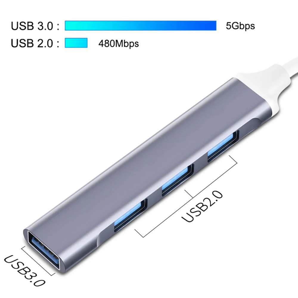 кабель type c 31 otg со штекером 4 usb c на гн