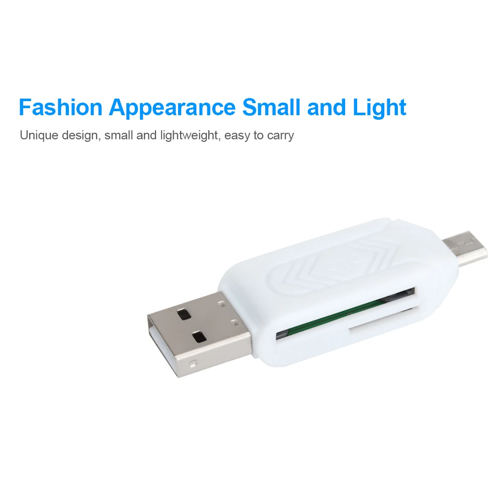 Micro USB 2 в 1 OTG кардридер Type-C3.0 Поддержка TF карта рекордер телефон карта памяти вращающийся кард-ридер