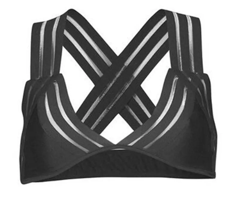 Новинка 2022 женское бикини с высокой талией черный полосатый бандажный