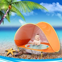 2022 tyy baby beach tent children waterproof pop up sun awning tent uv protecting sunshelter with pool kid outdoor camping