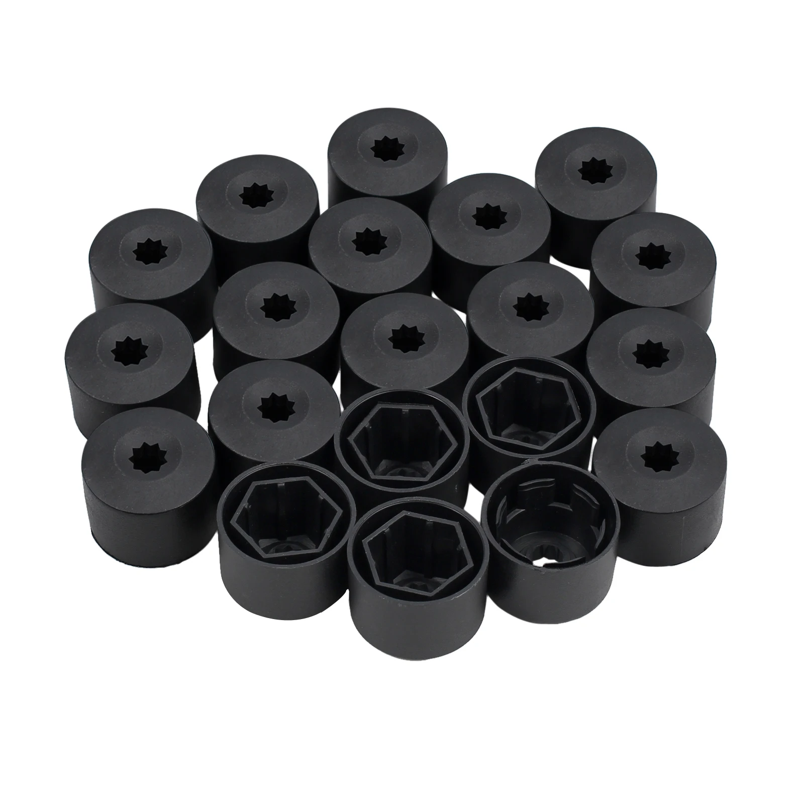 Колпачки для гайки колеса AUTOUTLET 20 шт. колпачки болтов Volkswagen Golf Bora Passat Audi 17 мм|Гайки