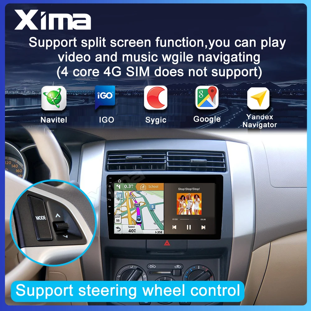 Автомобильная Мультимедийная система XIMA мультимедийная стерео-система на Android с