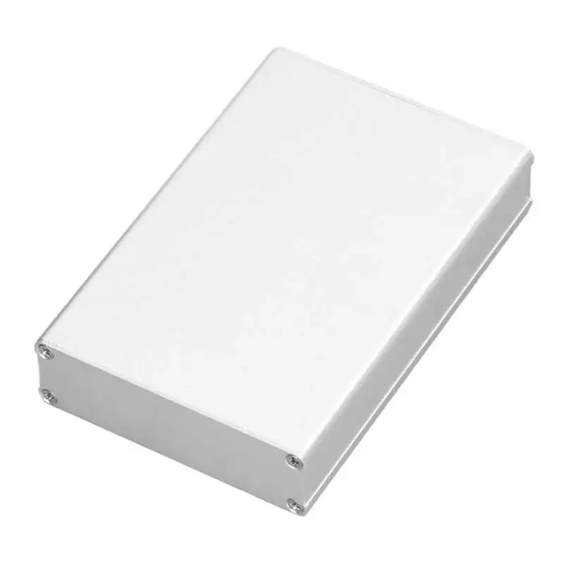 

Waterproof Junction Box Silver Aluminum Case DIY Electronic Housing PCB Project Instrument Amplifier Enclosure 22x74x110mm