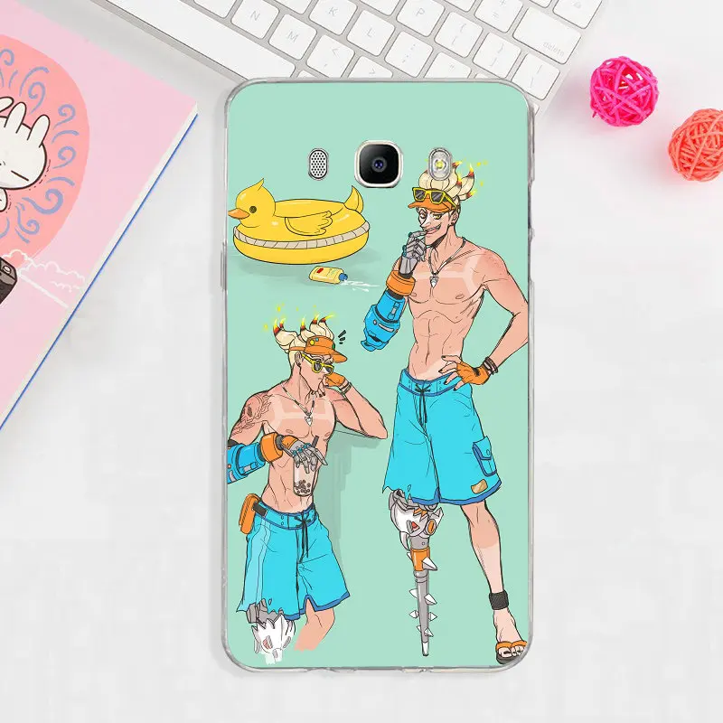 Junkrat Overwatchs герой OW мягкий чехол для телефона samsung Galaxy Note на возраст 2 3 4 5 8 9 10 A10 A20 A30