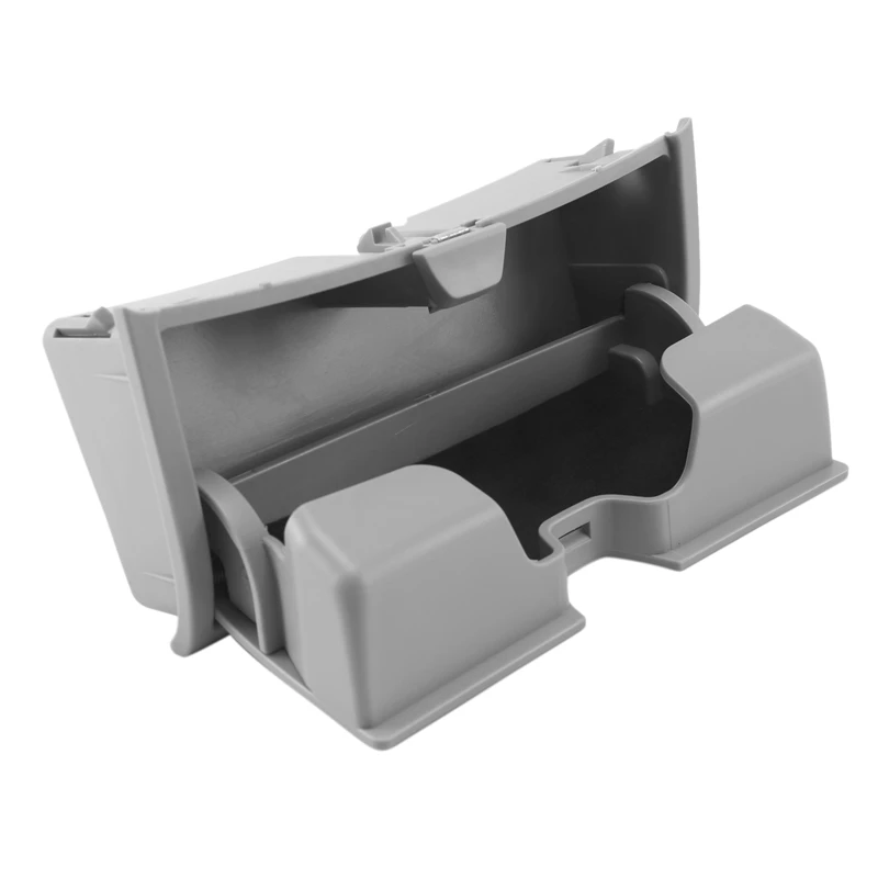 

Car Sunglasses Case Holder Eye Glasses Box Cage Clip Organizer Plastic Storage Box for BMW X5 X6 F15 F16 2014-2017 Gray