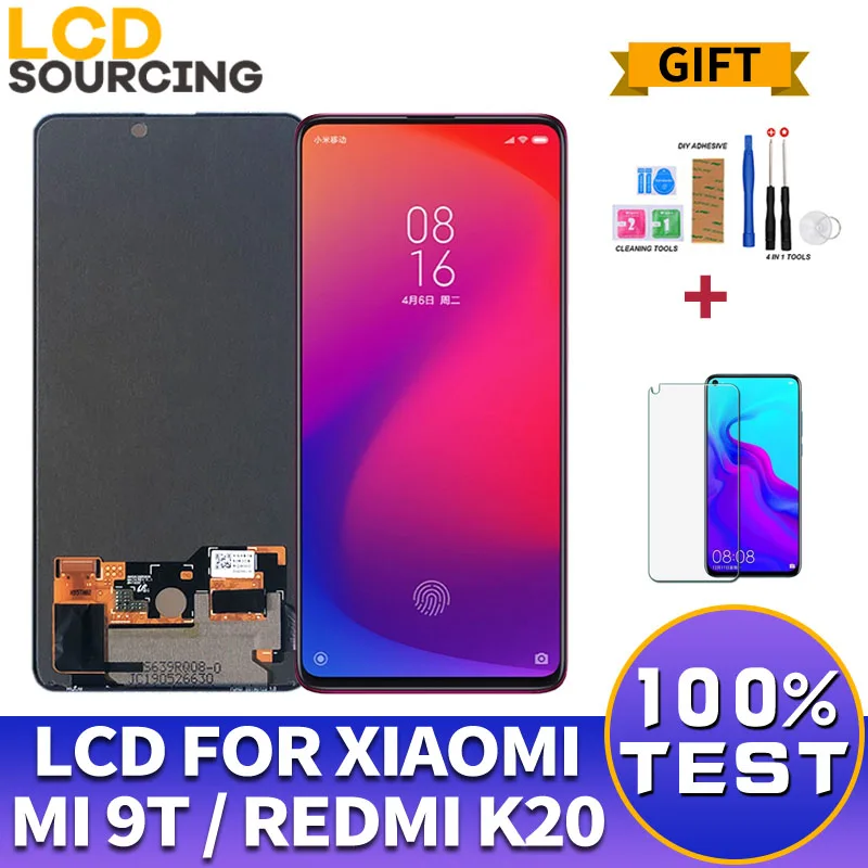 

ЖК-дисплей 6,39 дюйма для Xiaomi Mi 9T, сенсорный экран, панель в сборе, дигитайзер для Redmi K20, дисплей для замены для xiaomi 9t, ЖК
