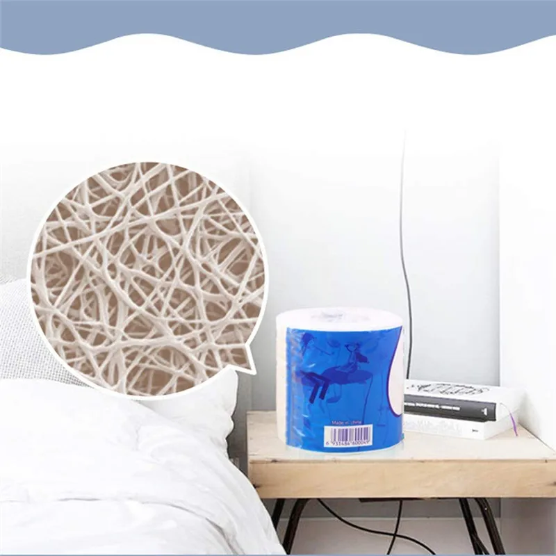 Индивидуальная упаковка туалетной бумаги Высококачественная 3 слойная рулонная