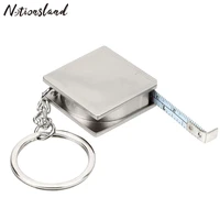 portable metal retractable measure ruler tape measure sewing patchwork measuring tool keychain keyring pull ruler mini size 70cm