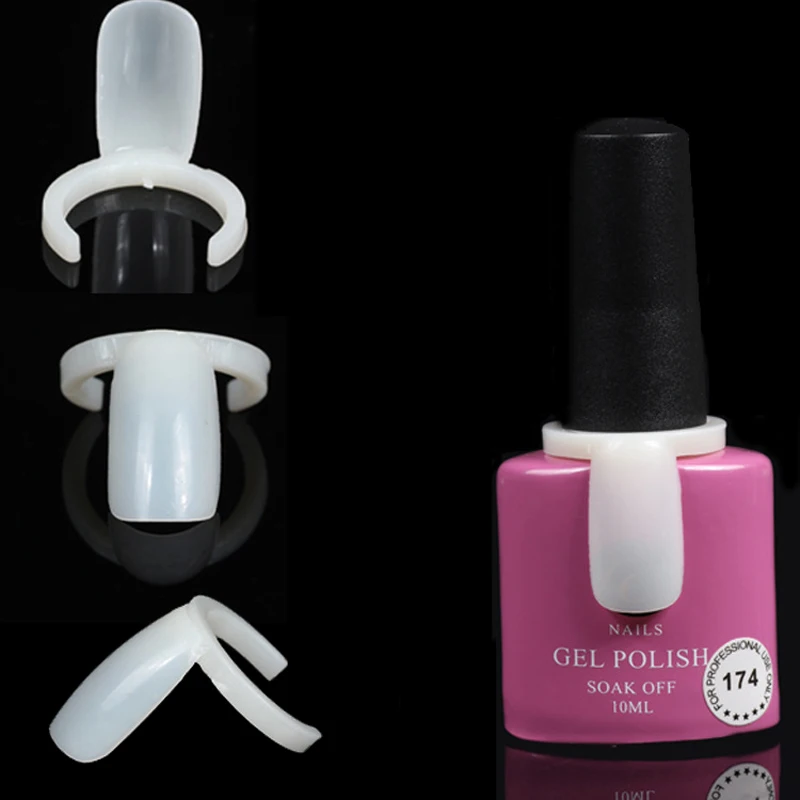 TKGOES 50 шт. лак УФ-гель цветной Pops дисплей дизайн ногтей кольцо стиль советы |