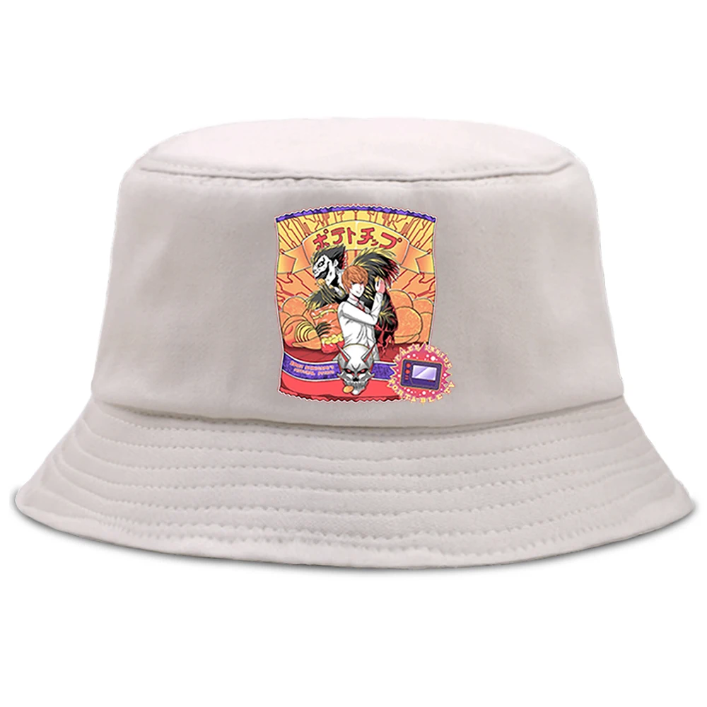 Панама в японском стиле с забавным аниме Death Note уличная Кепка унисекс для рыбалки