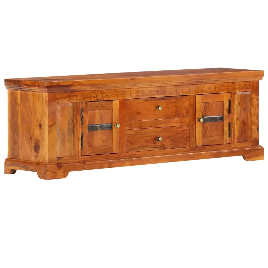 

New Arrival TV Cabinet with 2 Drawers Storage Cabinet Sideboard for Living Room Bedroom TV Stand Vintage Style Lowboard Modern