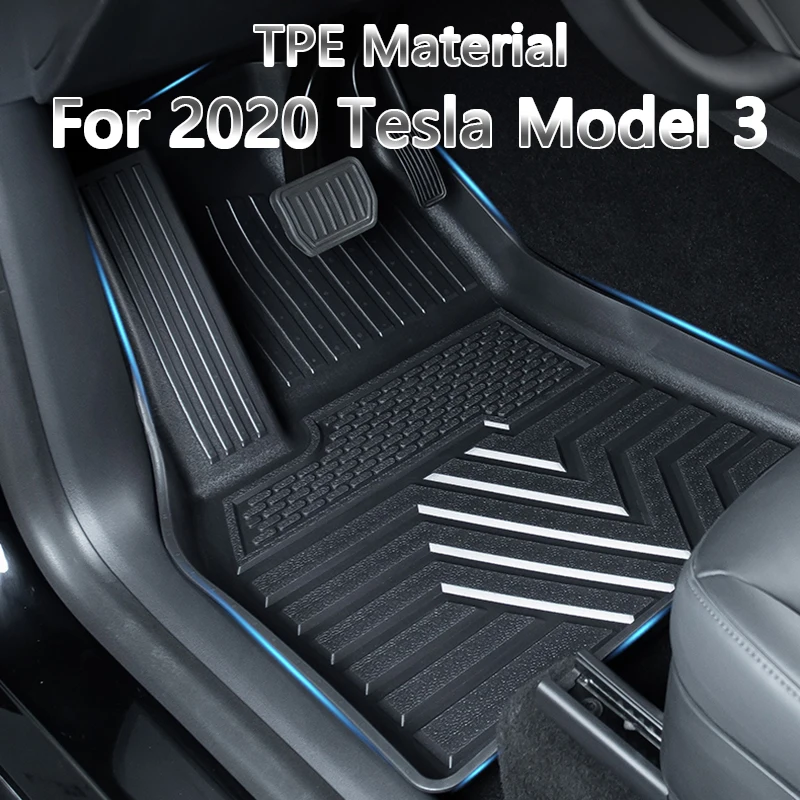 Полное окружение специальный коврик для ног 2020 Tesla модель 3 машинный гараж из