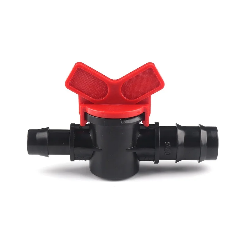 3 шт. 16PE трубный Проходной клапан сельскохозяйственный ирригационный шланг