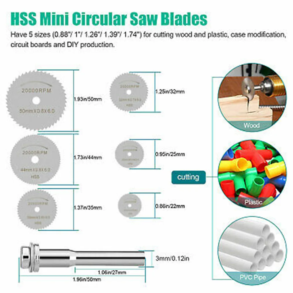 

0.88\\\"/ 1\\\"/ 1.26\\\"/ 1.39\\\"/ 1.74\\\" Drill Bits Kit 3mm 40pcs 5 Sizes HSS