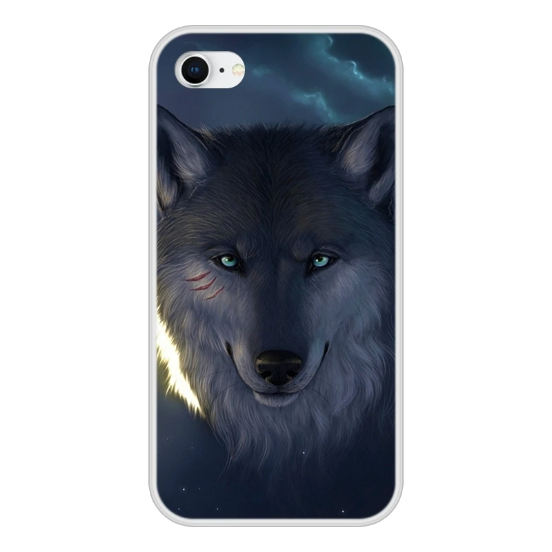 Чехол для Apple iPhone 8 мягкий силиконовый чехол из ТПУ с шикарным рисунком iPhone8 чехлы