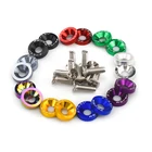 10 шт. M6 JDM изменение шестигранные крепежные детали крыло шайба бампер двигатель портом мама винты авто-Стайлинг