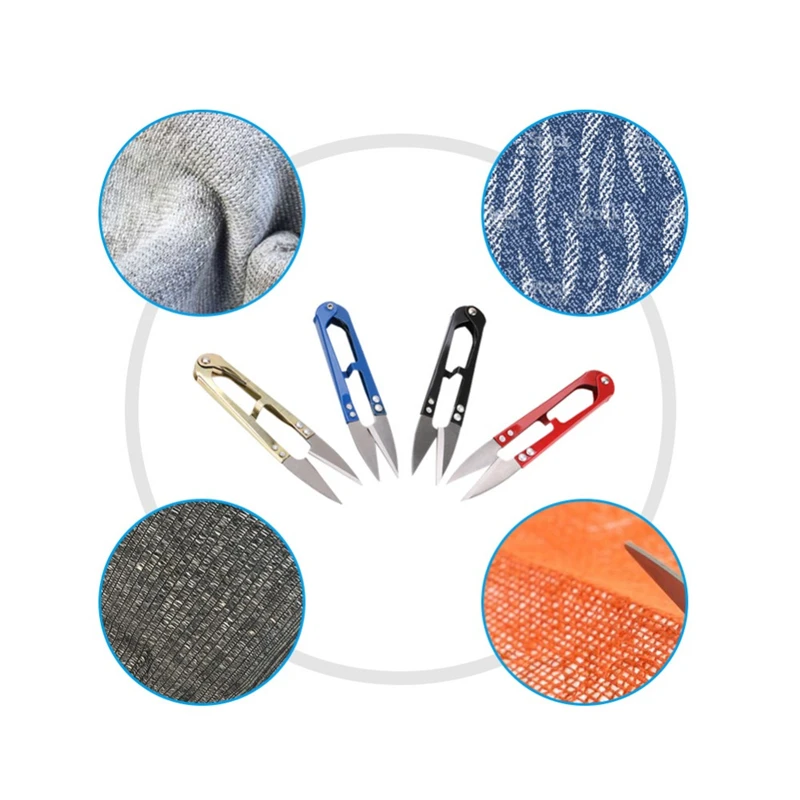 Мини ножницы суперострые лезвия из нержавеющей стали пружинные для рукоделия