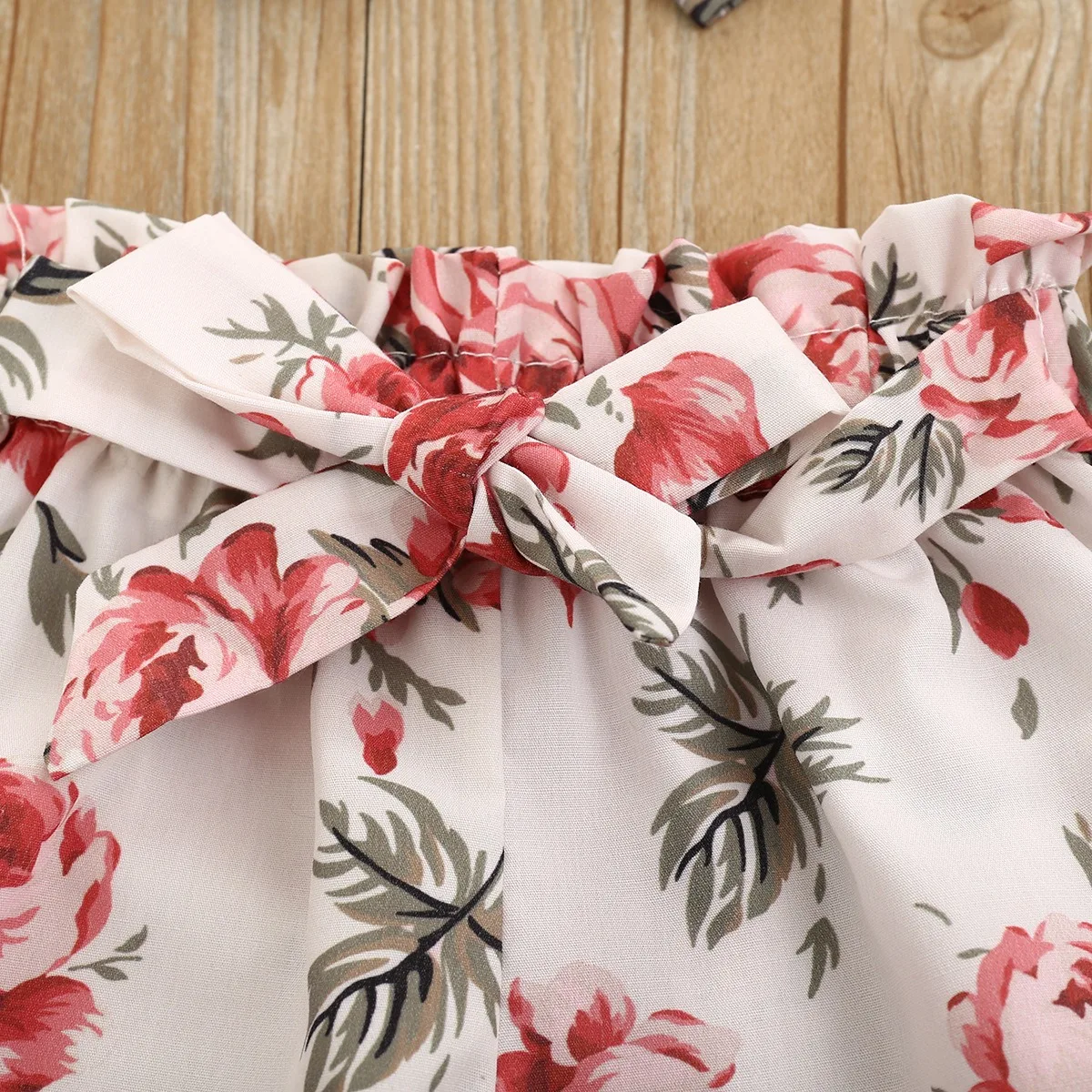 

Newest Baby Girl Romper Set Floral Baby Romper Floral Sleevless Baby One Piece Shorts Set