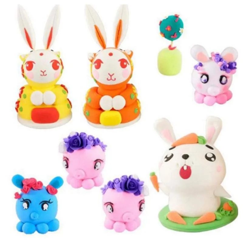 36 Цвета сохнущая на воздухе супер светильник Полимерная глина Детские Ранние