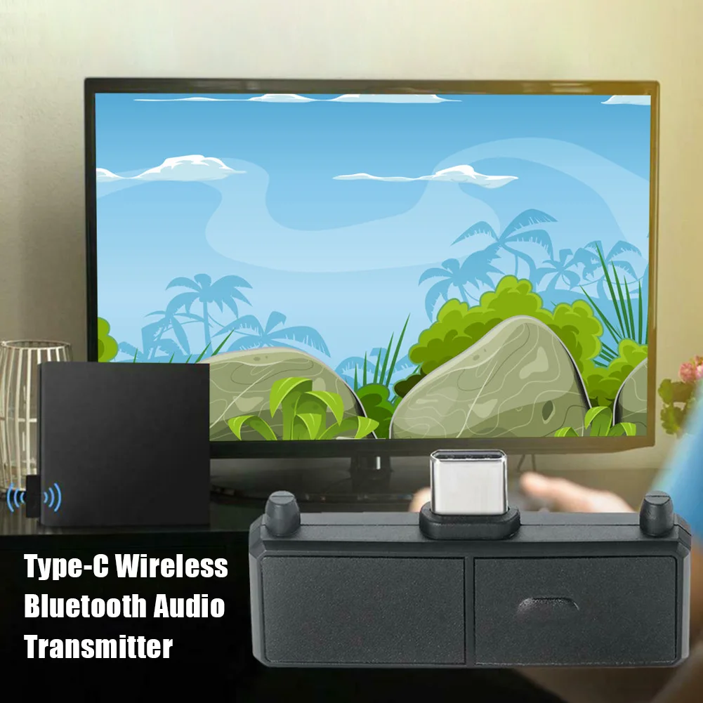 Type-C Wireless Bluetooth Audio Transmitter Adapter Portable for Game Console GK99 | Электроника