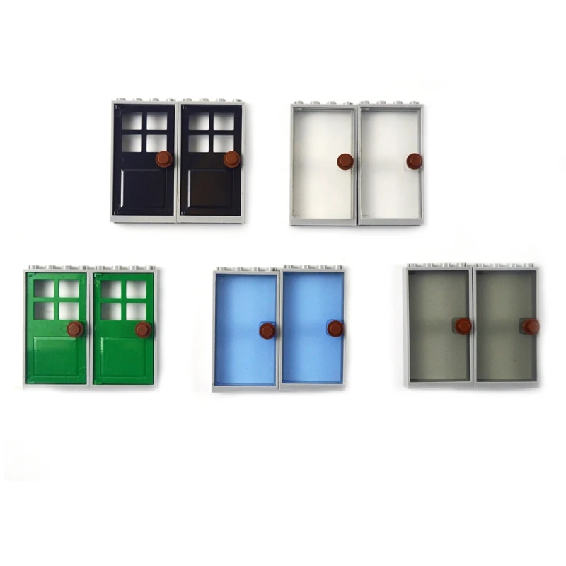 

Small DIY Bricks Doors Bulk MOC Parts Educational Creator Building Block Compatible All Brands Toy for kid