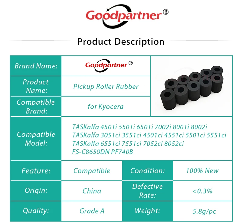 Роллер-шинный для Kyocera 4501i 5501i 6501i 7002i 8001i 8002i 6551ci 7551ci 7052ci 8052ci | Компьютеры и офис