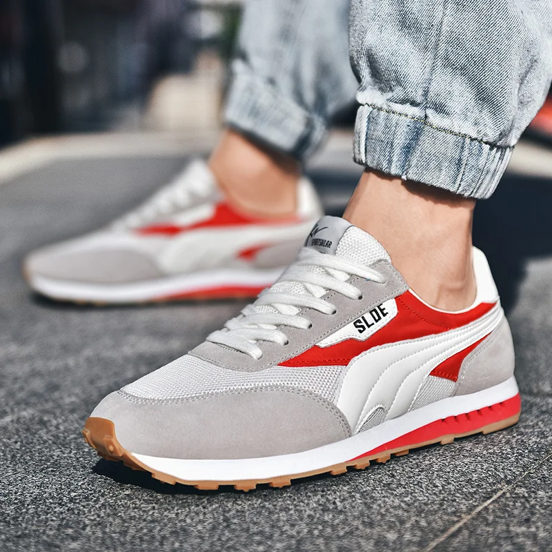 

New Golf Sheos Men Anti Slip Spikless Golf Sneakers for Men Outdoor Jogging Golfing Footwear Men Breathable Sport Sneakers