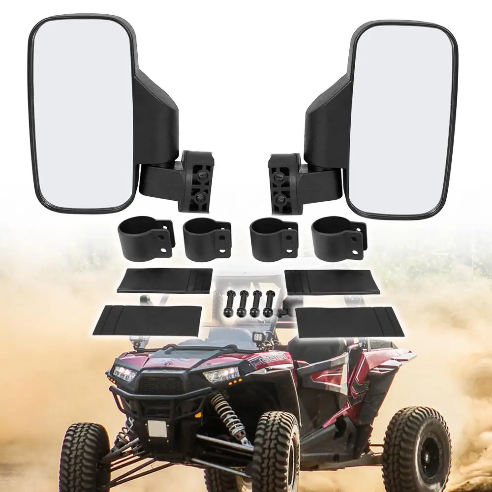 X Автомобильная пара 1 75 &quot2&quot зажим UTV боковое зеркало заднего вида набор