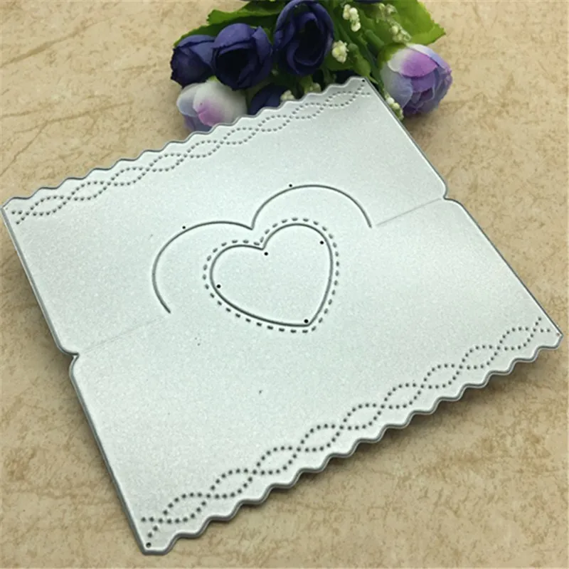 Коробка чемоданчик фигурки жениха и невесты frameMetal Трафаретный вырубной Штамп