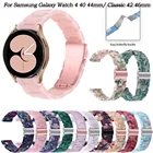 Ремешок полимерный для наручных часов Samsung Galaxy Watch 4 Classic 42 46 мм, браслет для Galaxy Watch 4 Active 2 40 44 мм Easyfit Correa, 20 мм