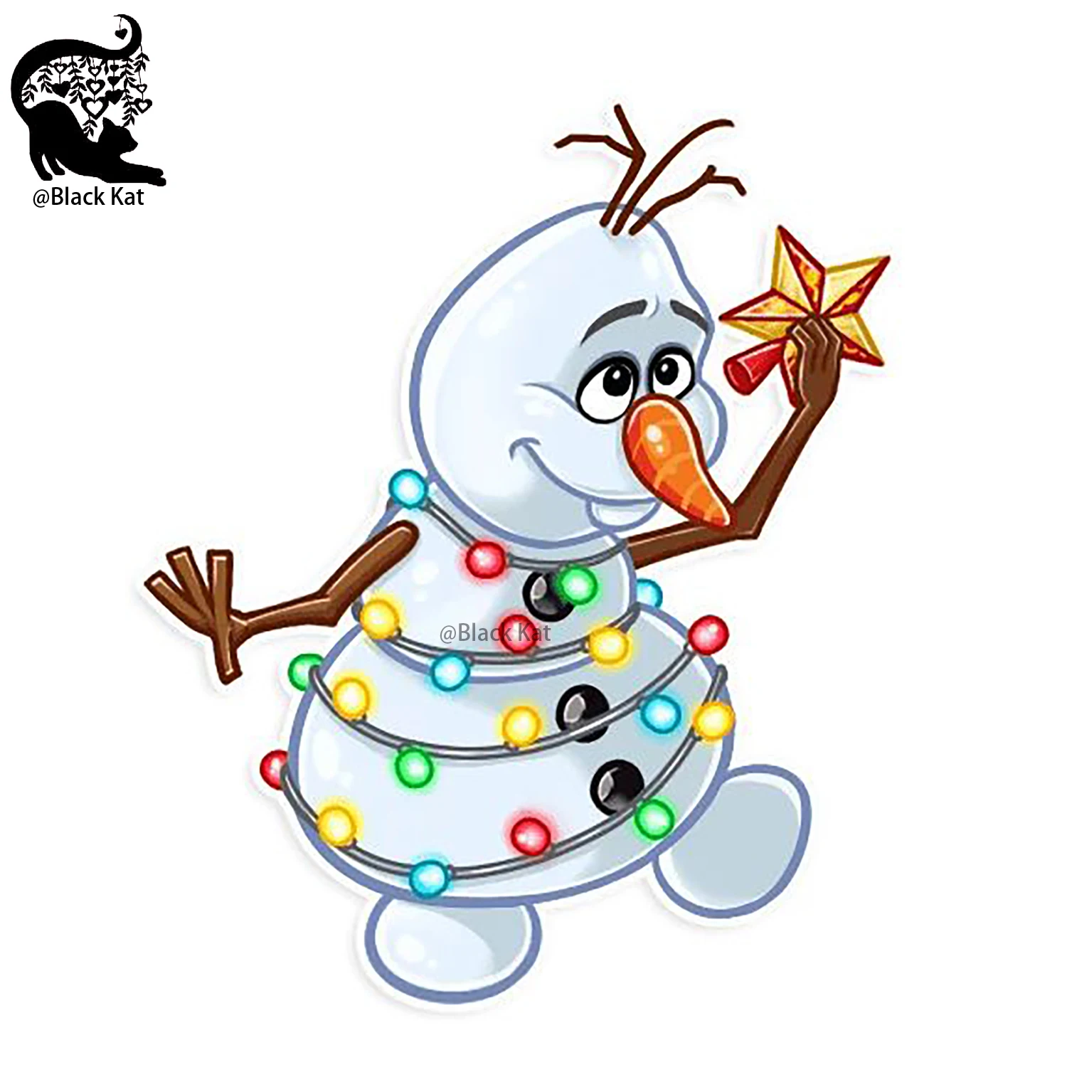 DIY Christmas Scrapbooking Star Colorful Lights Snowman Metal Cutting Dies Lovely Doll Stencil For Gift Cards Craft Decorative