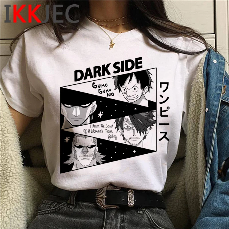 

Kawaii Japanese Anime One Piece Luffy T Shirt Women Funny Cartoon Summer Tops T-shirt Harajuku Graphic Tees Unisex Tshirt Female