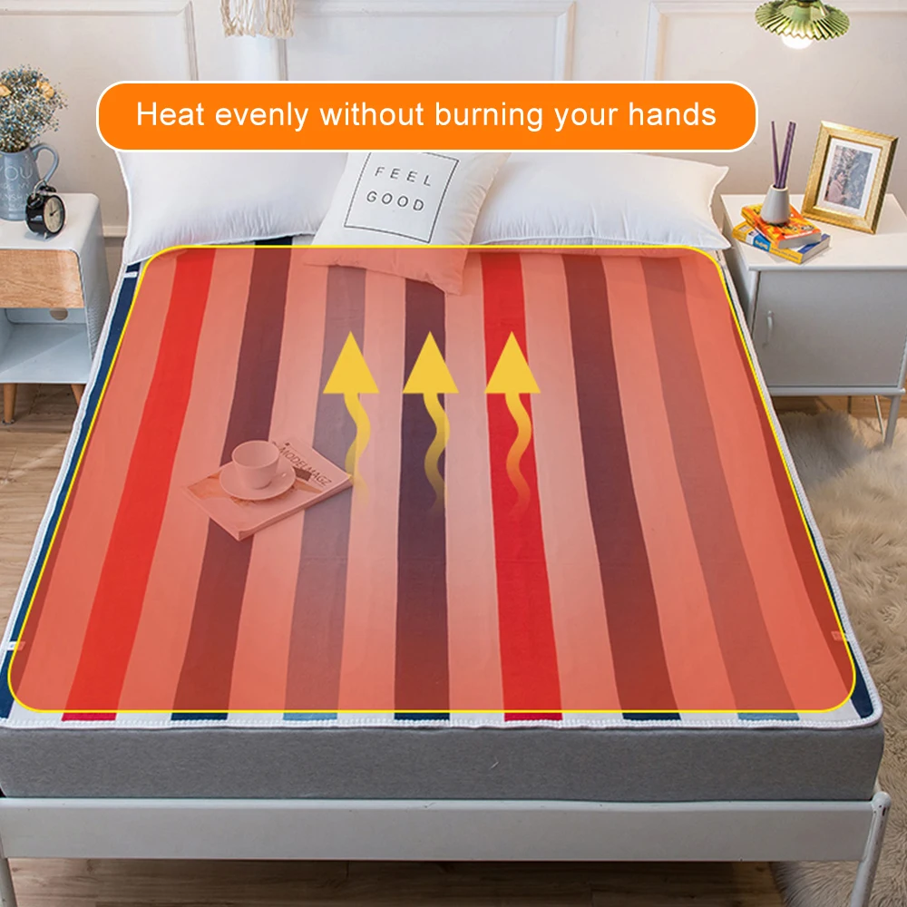 Blanket Heated 220V Electric Mattress Thicken Thermostat Blankets Security Heating Warm Plaid | Дом и сад