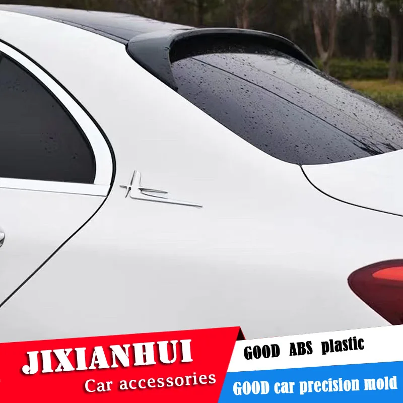 

For W205 ROOF Spoiler 2015-2018 Mercedes-Benz W205 C-class C200 Spoiler ABS plastic Material Car Rear Wing Color Rear Spoiler