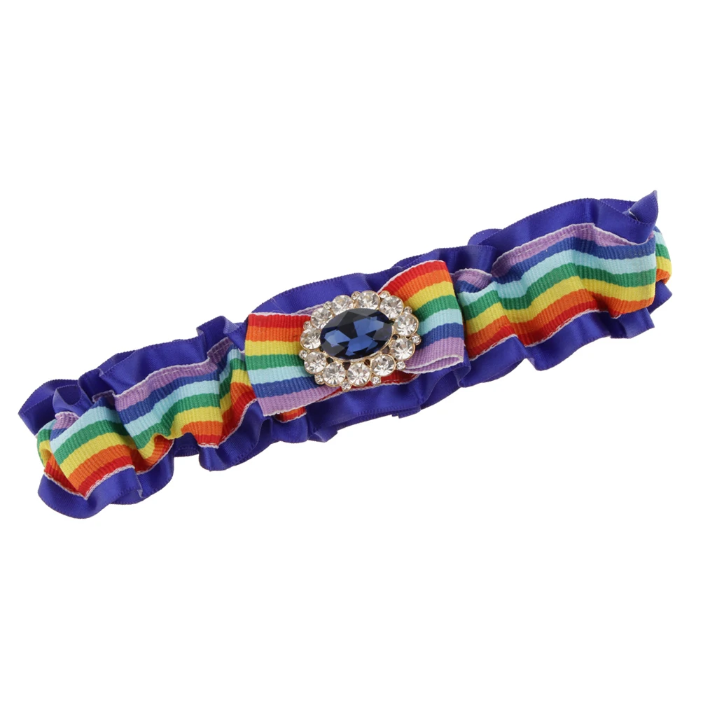 

Diamante Girls Woman Lace Trim Rhinestone Garter Wedding Bridal Party Gift Favor