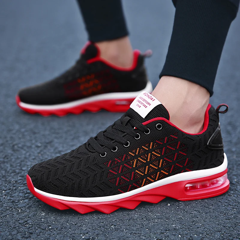 

Unisex Sports Shoes 2021 Autumn Air Cushion Shoes Lace-up Shoes Comfortable Running Shoes Cushioning Sneakers Brand Men's Shoes