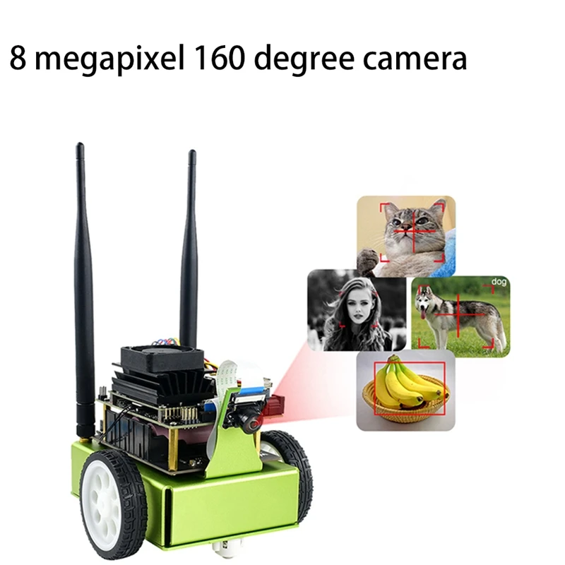 JetBot AI Kit Acce Accessories for Jetson Nano to Build Autonomous Line Patrol Obstacle Avoidance | Компьютеры и офис