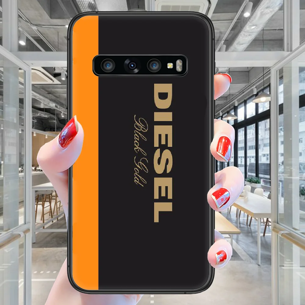 

Luxury DIESEL Fashion Brand Phone Case For Samsung Galaxy Note S 8 9 10 20 Plus E Lite Uitra black Funda Trend Back Fashion
