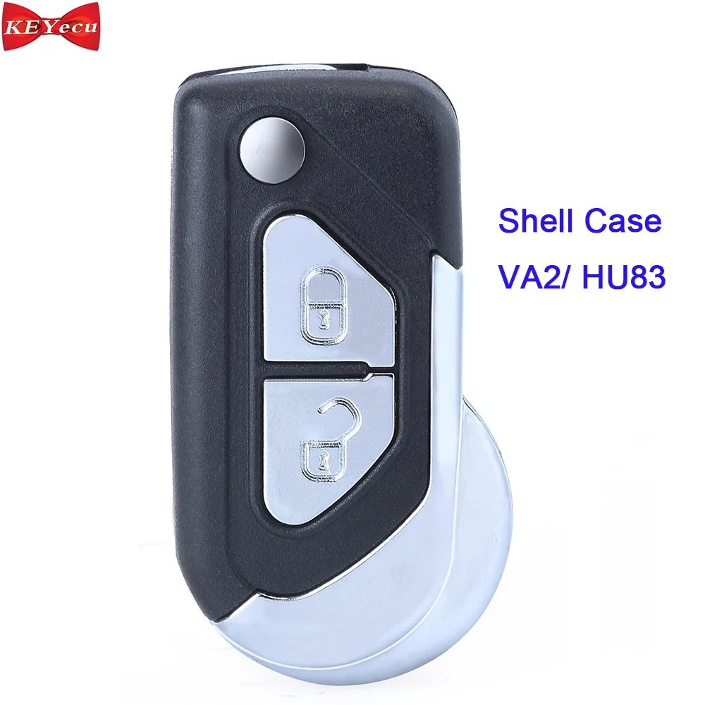 KEYECU для Citroen DS3 2009 2010 2011 2012 2013 2014 2015 2016 2017 дистанционного ключа оболочки чехол HU83 / VA2