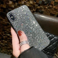 glitter case for iphone x 7 8 6 s 6s plus se 2020 luxury bling sequins diamond phone case for iphone xr xs max girl cover fundas