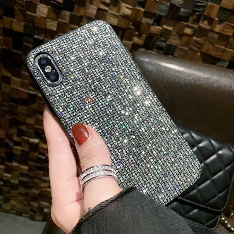 Чехол с блестками для iPhone X 7 8 6 S Plus SE 2020|Бамперы| |